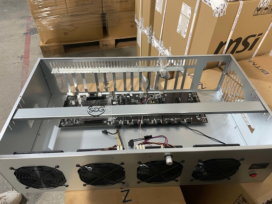 Disque transistorisé 128G de Rig Frame d'exploitation de Rig Machine AMD A68 8 Gpu d'exploitation de BTC ETH GPU