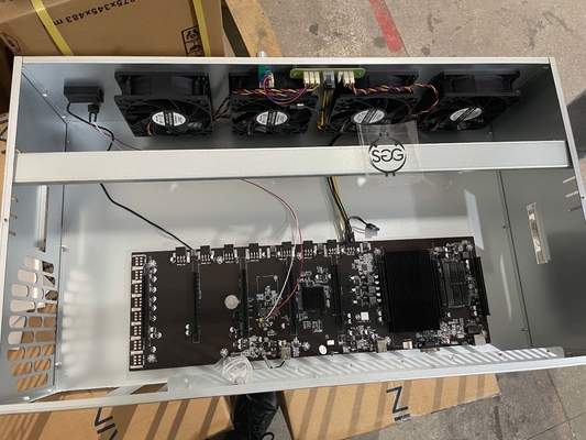 Disque transistorisé 128G de Rig Frame d'exploitation de Rig Machine AMD A68 8 Gpu d'exploitation de BTC ETH GPU