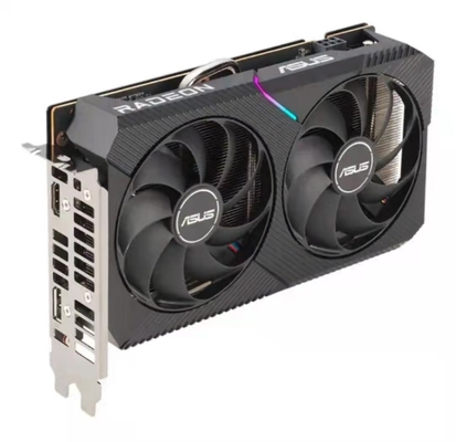 DOUBLE RX6500XT O4G 64bit fan AMD RADEON RX 6500 XT de double de 4GB