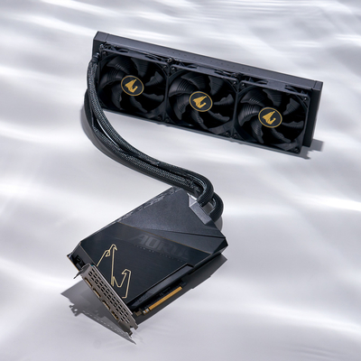 Ti 24gb de GDDR6X Nvidia Geforce Rtx 3090 gigaoctet 3090 Waterforce de 1935 mégahertz 1008 GB/S