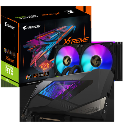 10496 Aorus Geforce Rtx 3090 Xtreme Waterforce 24g 936 GB/S