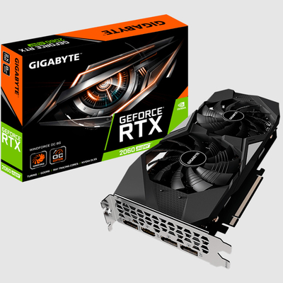 2176 Geforce Rtx 2060 cartes graphiques superbes 8gb superbe 448 GB/S de gigaoctet 14000 mégahertz
