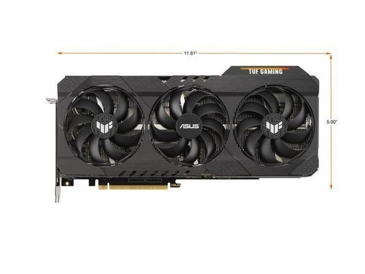 Ti 319*140*70MM des cartes graphiques ASUS Geforce Rtx 3080 de 7680x4320 ASUS