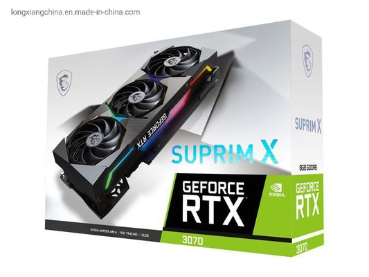 Geforce mordu par 256 Rtx 3070 3080 8GB blancs Gddr6 Pcie 4,0 V2 HDMI 2,1
