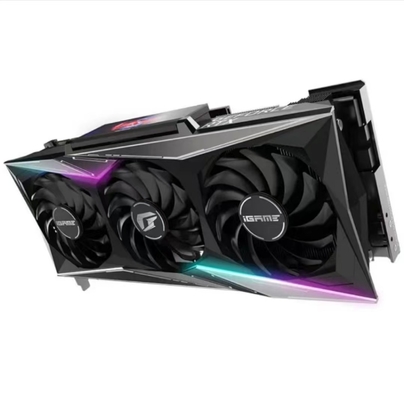 Treize cartes graphiques colorées OC 8G 256bit de Ti du DP RTX 3070 de ventilateur
